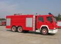 25T HOWO Water Tanker and Foam Fire Truck