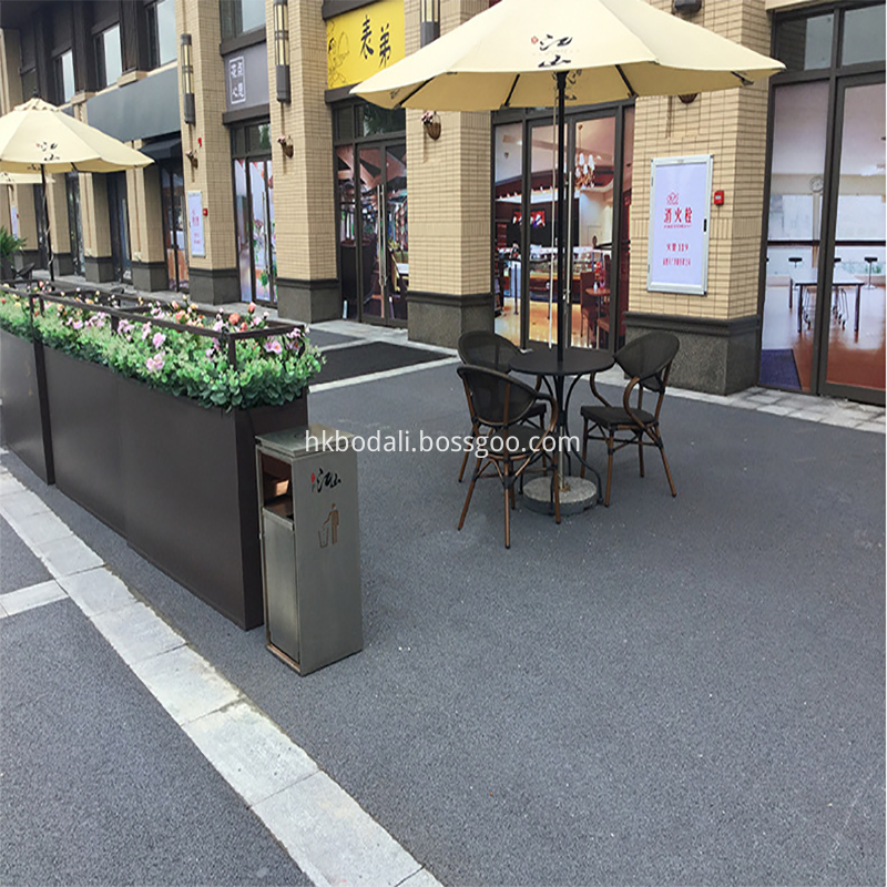 Stainless Steel Trash Can Use Scene Two