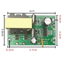Customizable Power Controller Module with USB 5V2.4A Charging