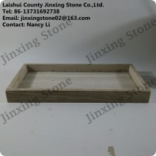 Ancient Wood Marble Cooking Plates Stone Tea Serving Tray Dinnerware Stone Plates for Kitchen