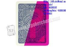 XF Invisible Bar-Codes Marked Blue Modiano Plastic Playing Cards Poker Cheat Device For Gambling