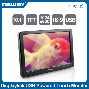 CL1011 widescreen touch function optional with speaker built-in TFT LCD Monitor