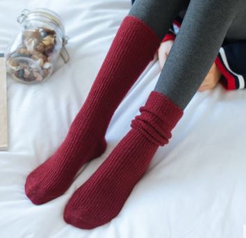 Cashmere Blend Knitted Socks