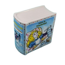 Ceramic Money Saving Bank in Book Shape for Creative Design