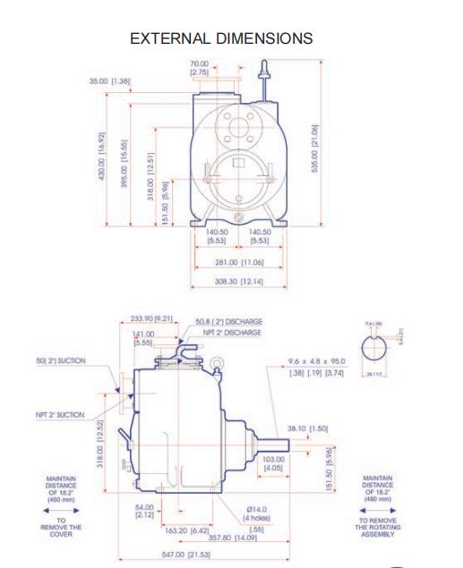 Factory supply 3 inch heavy duty self priming waste marine centrifugal water pump