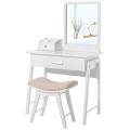 Vanity Dressing Table Square Mirror Dressing Table