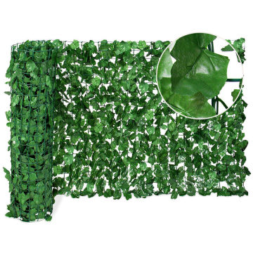 Ivy Leaf Hedge Roll: Deluxe Artificial Hedge Fence for Screen and Wall