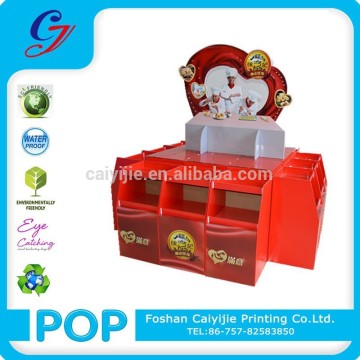 2015 Most Popular Supermarket Candy Counter Top Cardboard Floor Display