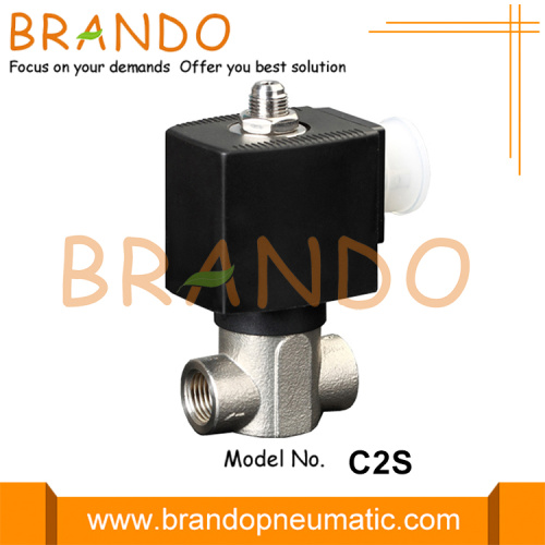 6027 C 3 Yolu Paslanmaz Çelik Solenoid Valf