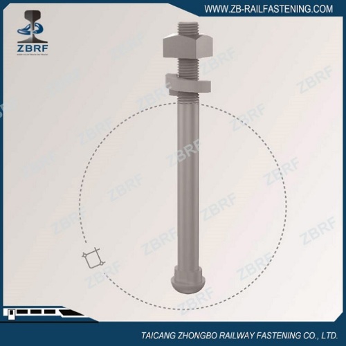 TrackBolts 1 unc de cuello ovalado con tuerca hvy-sq