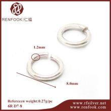 Fashion design oxidised silver jewellery sterling silver jump ring wholesale