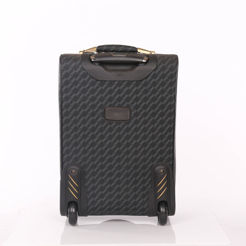 Durable vintage private label PU leather luggage
