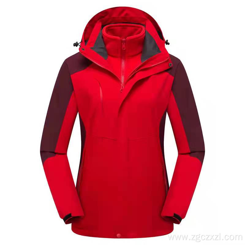 Outdoor nylon down jacket adventure parka women's jacket