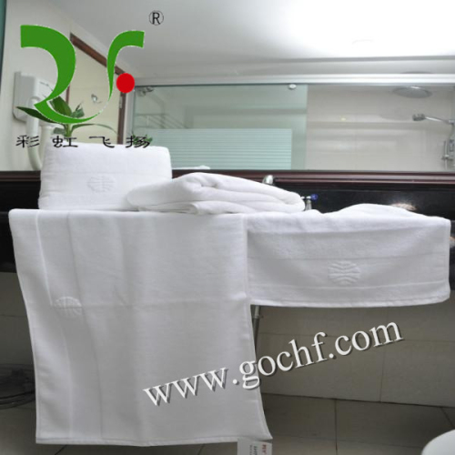 white 100 percent cotton durable hotel towels manufacturer