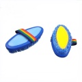 Equine Grooming Brush With Rainbow Strap Soft Sponge