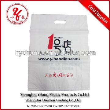 hdpe die cut handle plastic bags