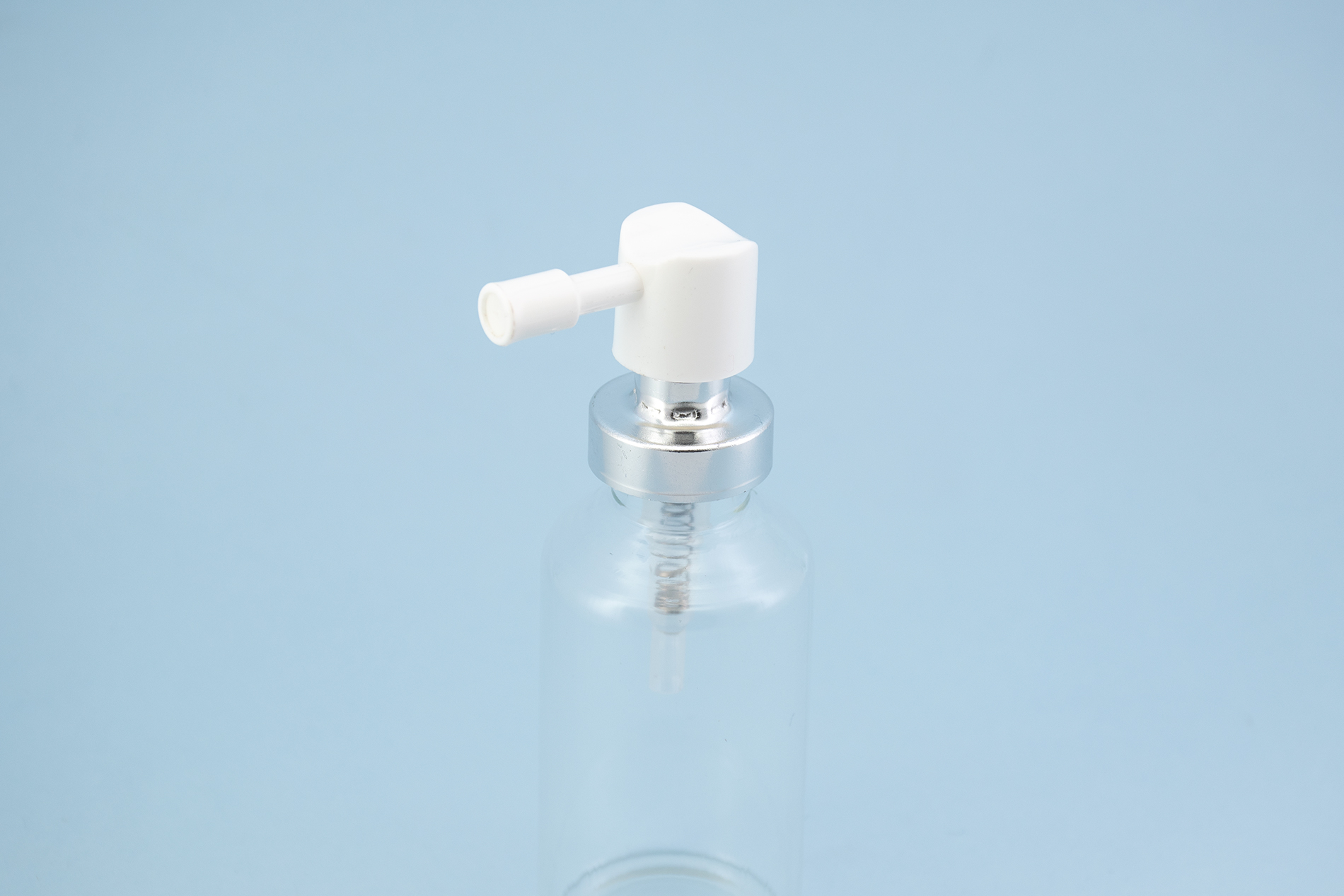 Bomba de crimpagem dourada brilhante de 21 mm com pulverizador de bico longo 21 mm shiny gold crimp pump with long noozle sprayer