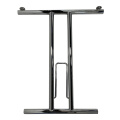 Good quality pretty big grey chrome folding table Leg