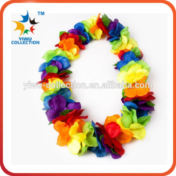 Wholesale Wreathe Lei Promotional Decorative Hawaii Flower Necklace Lei