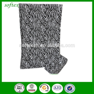 Bath zebra print towels