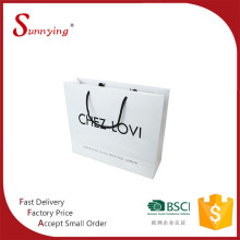 Wholesale Retail Small Unbleached White Kraft Paper Bag