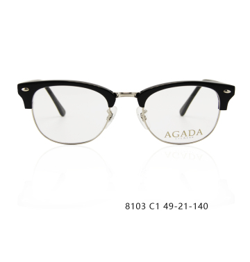 Half Rim Acetate Transparent Glasses Frame