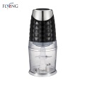 Glas oder Plastikschüssel Mini Black Food Chopper