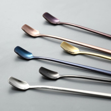 Creative Stainless Steel Long Handle Spoon Coffee Spoon