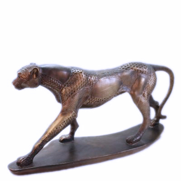 Resin Leopard Statue: The Perfect Addition to Your Decor as a Unique Leopard Sculpture