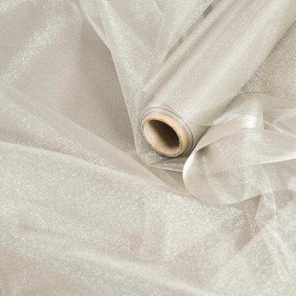 shiny organza fabric roll