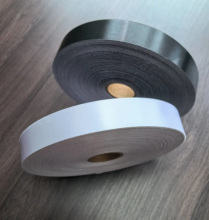 100% Recycled Double Face Satin Woven Edge Ribbon for Printing Care Labels