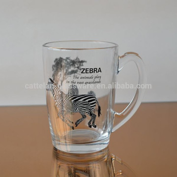 Cheap glass mug for promotional gift