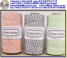 100% colored natural cotton baker twine , twine baker , baker string