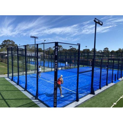 Gazon artificiel extérieur de couleur bleue pour l&#39;herbe de Padel