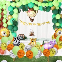 Jungle Safari Theme Party Decorations Set for Kids