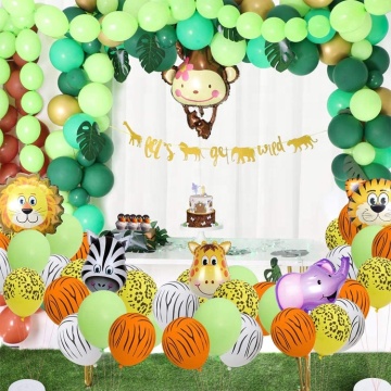 Jungle Safari Theme Party Decorations Set for Kids