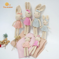 Schattige Amigurumi gehaakte pop Bunny Toy Baby