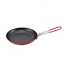 Aluminum Nonstick Outdoor Camping Frying Pan for Camp Cooking