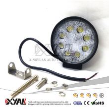 DC 10-30V LED work light of 24W , flood beam work lighting , round type 24W work light