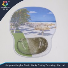 Hot-sale mouse pad, transparent gel / liquid mouse pad with Wrist Rest