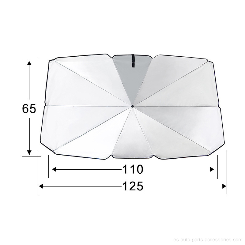 protección de ventana delantera plegable para paraguas