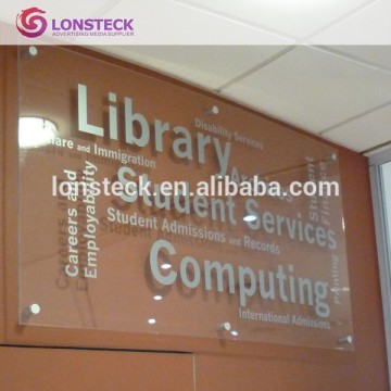 Company name UV digital printing signs, Business Acrylic Signs