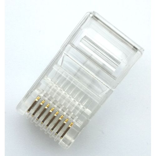 Beste cat5e connector met gold plating3-50U CAT5E UTP-connector