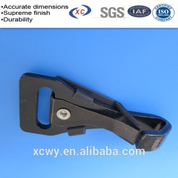 Welded spring steel part processed spring steel part