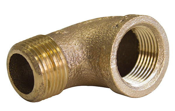 Gunmetal Bronze Threaded Cast 90° Elbow