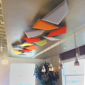 ceiling cloud sound absorption panel