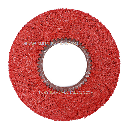 Henghua 2022 Red Sisal Hemp Finishing Wheel لجميع المنتجات المعدنية والبلاستيكية