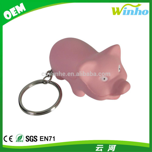 Winho PU Foam Pig Key Ring