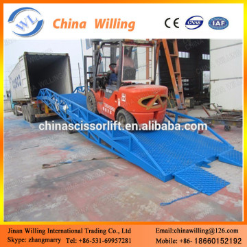 Hydraulic mobile dock ramp/mobile hydraulic cllimbing/mobile ramp bridge