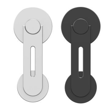 Computer Phone Holder: Clip Side Mount Display Extension and Laptop Phone Stand for Office Use